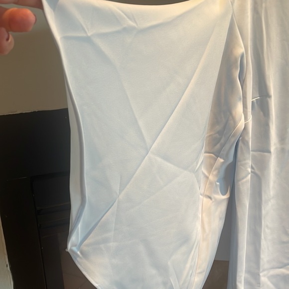 Medium Pale Blue Ralph Lauren Blouse - Picture 2 of 3